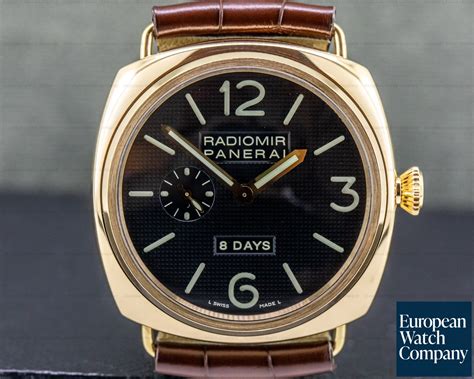 panerai radiomir 8 days gold|Panerai radiomir chronograph.